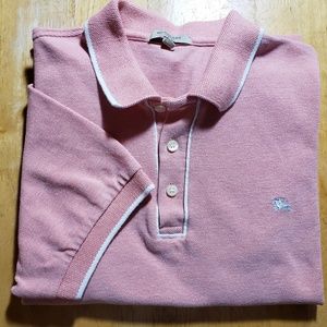BURBERRY Pique Coral Polo